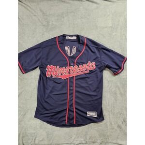 Minnesota Twins Majestic Jersey Size Large Blue MLB #22 Sano